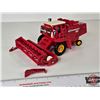 Image 2 : Massey Ferguson 760 Combine : 1978 (Britains) (Plastic) (Scale 1:32) (NOTE : Breakage - Header & Aug
