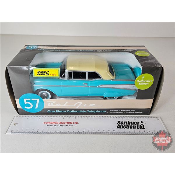57 Bel Air One Piece Collectible Telephone (Collectible Electronics) (Box Measures : 4-3/4"H x 11-1/