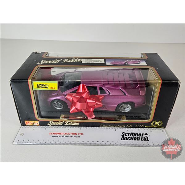 Lamborghini SE : Special Edition 1994-1995 (Maisto) (Scale 1:18) (Box Measures : 4-3/4"H x 12-1/2"W 