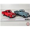 Image 5 : FORD Pickup 1948 (2) (Maisto) (Scale 1:25) (NOTE : Red one Missing Side Mirror)