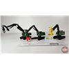 Image 1 : John Deere Forestry Equipment (3) (ERTL) (Scale 1:50) (NOTE : Track Off One Machine)