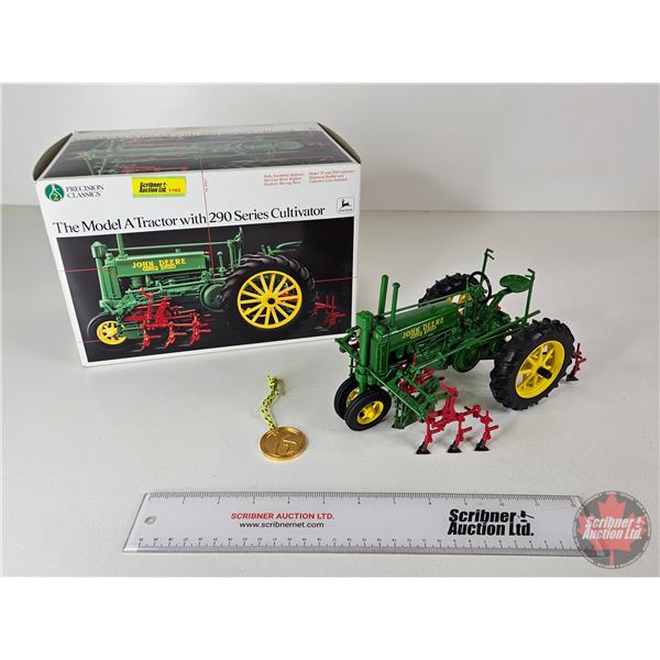 John Deere Model A Tractor w/ 290 Series Cultivator : Precision Classics #2 (ERTL) (Scale 1:16) (Box