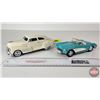 Image 1 : Chevrolet Cars (2) : Diecast Metal - Corvette - Fleetline (Scale 1:24)