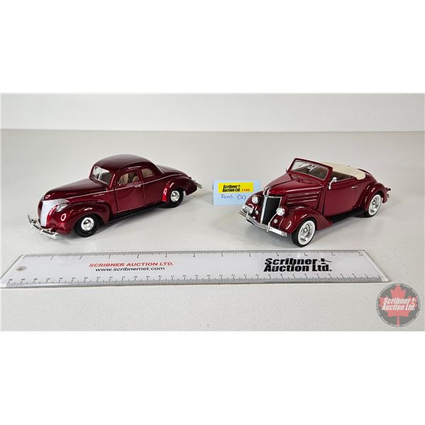 Ford Cars (2) : Diecast Metal (Scale 1:24)