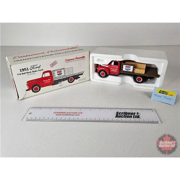 1951 Ford F-6 Stake Truck : Limited Edition American Flyer (First Gear) (Scale 1:34) (Box Measures :