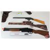 Image 2 : Vintage Toy Rifles (3) w/ Toy Cowboy Belt & Holster  (Longest Gun Measures : 27")