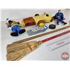 Image 8 : Variety of Vintage Toys : Incl. - Teddy Bear - Broom - Hockey Stick (29") - Superman - Etc!