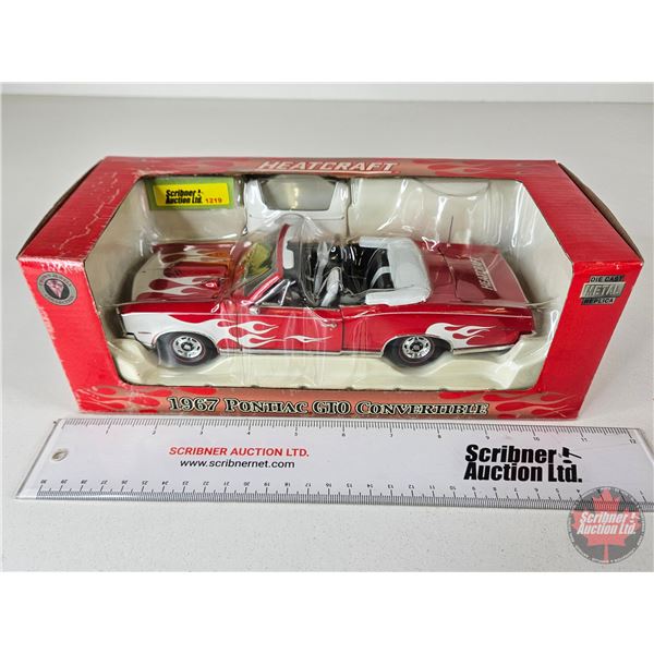 1967 Pontiac GTO Convertible : HEATCRAFT Promotional (Crown Premiums) (Scale 1:24) (Box Measures: 4"