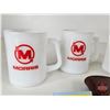 Image 3 : MORRIS Collector Combo:  - Vintage MORRIS Coffee Mugs (4) (Cups Measures : 4"H) - Men's Wallet (Naug