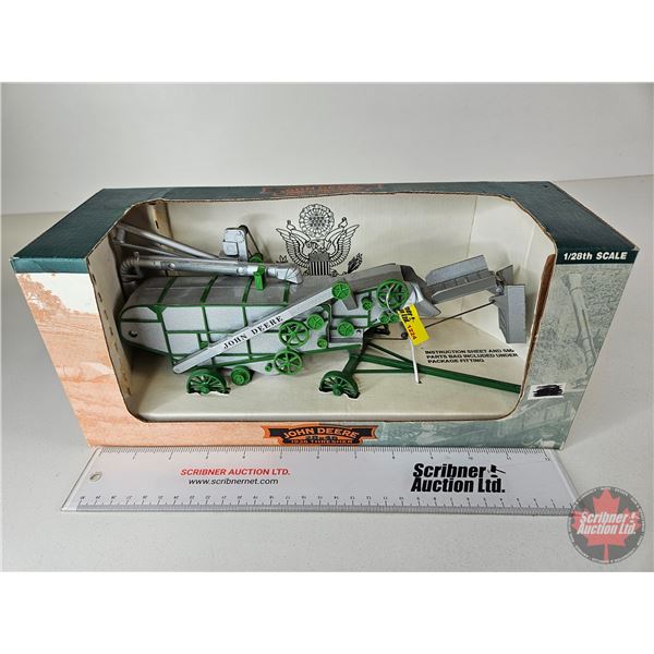 John Deere 1938 Thresher (Spec Cast) (Scale 1:28) (Box Measures : 6"H x 13"W x 5"D)