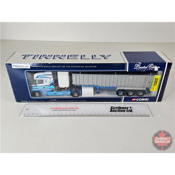Scania T Topline Bulk Tipper : Limited Edition : Tinnelly International Transport Ltd. (Corgi) (Scal