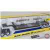 Image 3 : Mack Granite MP w/ Lowboy Trailer (First Gear) (Scale 1:50) (Box Measures : 4"H x 18"W x 3-1/4"D)