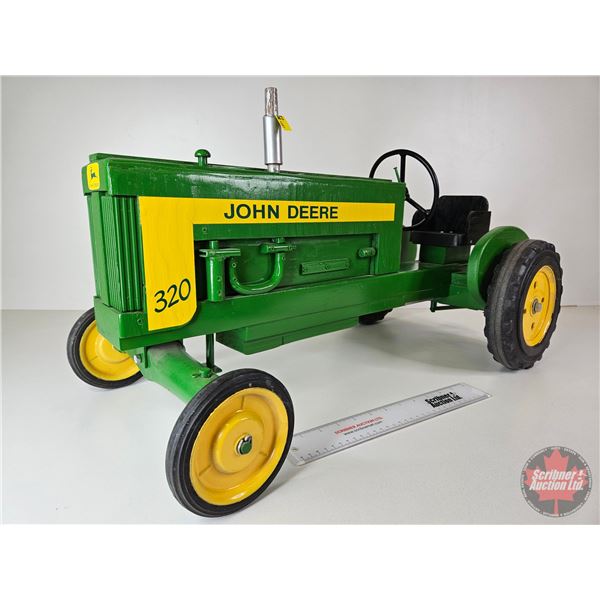 Custom Built Wooden John Deere 320 Tractor (NOTE : Back Wheels Plastic/Front Wheels Rubber) (Measure