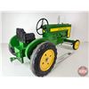 Image 6 : Custom Built Wooden John Deere 320 Tractor (NOTE : Back Wheels Plastic/Front Wheels Rubber) (Measure