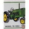 Image 3 : Single Sided Tin Embossed Sign : John Deere Model 70 (Measures : 12"H x 18"W)