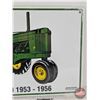 Image 4 : Single Sided Tin Embossed Sign : John Deere Model 70 (Measures : 12"H x 18"W)
