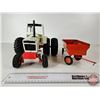 Image 3 : CASE 1570 Tractor w/ Duals & Farm Wagon (ERTL) (Scale 1:16)