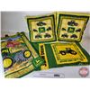 Image 1 : John Deere Home Decor : - Pillows - Padded Blanket (Measures : 32"H x 60"W) - Wall Tapestry (Measure