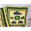 Image 2 : John Deere Home Decor : - Pillows - Padded Blanket (Measures : 32"H x 60"W) - Wall Tapestry (Measure