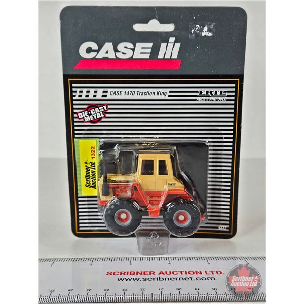 CASE 1470 Traction King (ERTL) (Scale 1:64) (New in Pkg)