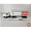 Image 9 : Pressed Steel Toy Truck & Trailer : CASE (ERTL) (Measures : 16-1/2"L)