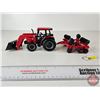 Image 9 : CASE IH 5230 Tractor w/ FEL & Tandem Disc (ERTL) (Scale 1:32)