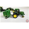 Image 4 : Variety of John Deere Tractors, Combine & Implements (Most Scale 1:64)