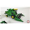 Image 7 : Variety of John Deere Tractors, Combine & Implements (Most Scale 1:64)