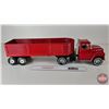 Image 5 : Pressed Steel Toy ERTL Truck (Customized to 5th Wheel) c/w Structo Trailer  (Measures : 6"H x 6"W x 