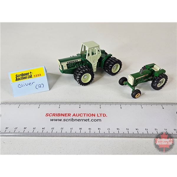 OLIVER Tractors (2) : 2455 & 1650 (Scale 1:64)