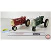 Image 1 : Tractors (2) : Cockshutt 1850 & Oliver 1850 (ERTL) (Scale 1:16)