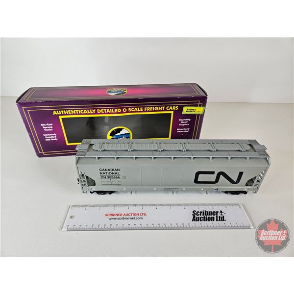 M.T.H. Electric Trains : Canadian National 3-Bay Centerflow Hopper : O Scale Freight Car : 388864 (B