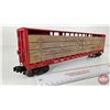 Image 3 : Rail King M.T.H. Electric Trains : Canadian Pacific Center I-Beam Flat Car w/ Lumber : O Scale : 30-