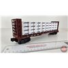 Image 3 : Rail King By M.T.H. Electric Trains : Canadian National Flat Car w/ Bulkheads & Lumber : O Scale : 3