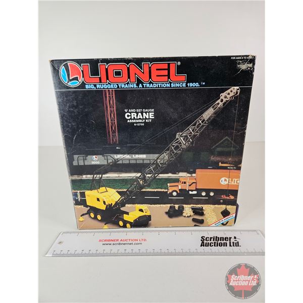 Lionel Crane Assembly Kit : O & O27 Gauge : 6-12750 (Box Measures : 10"H x 10"W x 2-1/4"D)