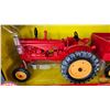 Image 3 : Massey Harris 44 Tractor w/ Flarebox Wagon (ERTL) (Scale 1:16) (Box Measures : 6-3/4"H x 18-1/2"W x 