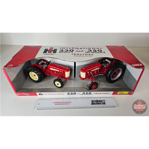 IH 330 Utility & 350 Hi-Utility Tractors : Collector Edition (ERTL) (Scale 1:16) (Box Measures : 5-3
