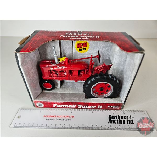 Farmall Super H Tractor (ERTL) (Scale 1:16) (Box Measures : 6"H x 9"W x 5-1/4"D)