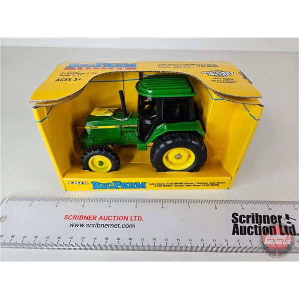 John Deere 3140 MFWD Tractor : Big Farm Tractor : Farm Country (ERTL) (Scale 1:32) (Box Measures : 4