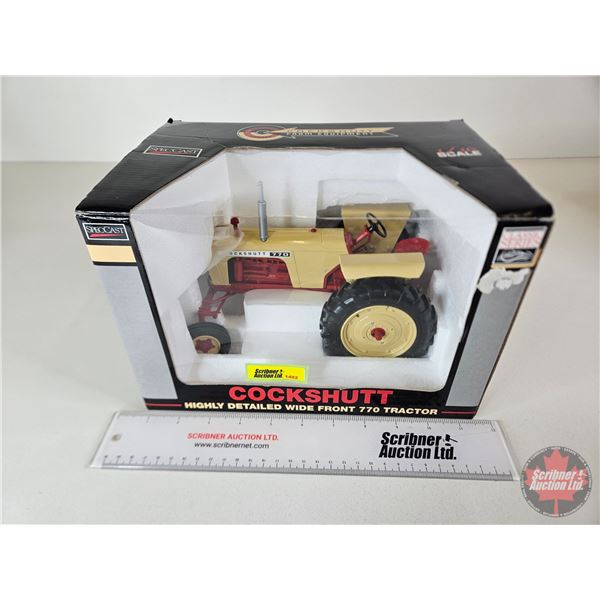 Cockshutt Wide Front 770 Tractor (Spec Cast) (Scale 1:16) (Box Measures : 7"H x 10-3/4"W x 7-1/2"D)