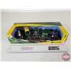 Image 1 : John Deere 5 Piece Set (ERTL) (Scale 1: 64) (Box Measures : 2-3/4"H x 12"W x 5"D)