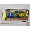 Image 2 : John Deere Vintage Truck & Tractor Set : 1931 Hawkeye Flatbed Truck & 1919 Waterloo Boy Tractor (ERT