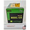 Image 4 : John Deere Model 420 Tractor (ERTL) (Scale 1:16) (Box Measures : 5-1/2"H x 9-1/2"W x 5-1/2"D)