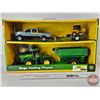 Image 2 : John Deere Mega Hauling Playset : Inc. - 4WD Tractor - Grain Cart - Pickup - Skidsteer - Trailer (Bo