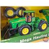 Image 5 : John Deere Mega Hauling Playset : Inc. - 4WD Tractor - Grain Cart - Pickup - Skidsteer - Trailer (Bo