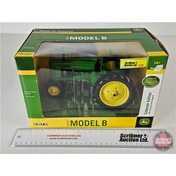 John Deere 1950 Model B Tractor : 75th Anniversary Collector Edition (ERTL) (Includes DVD w/ Histori