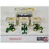 Image 1 : John Deere Historical Set : Tractors - 60 - 620 - 630 (Scale 1:64) (Box Measures : 2-3/4"H x 5-1/2"W