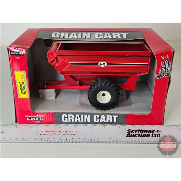 J & M Grain Cart : 60th Anniversary (ERTL) (Scale 1:32) (Box Measures : 5-1/2"H x 10"W x 6"D)