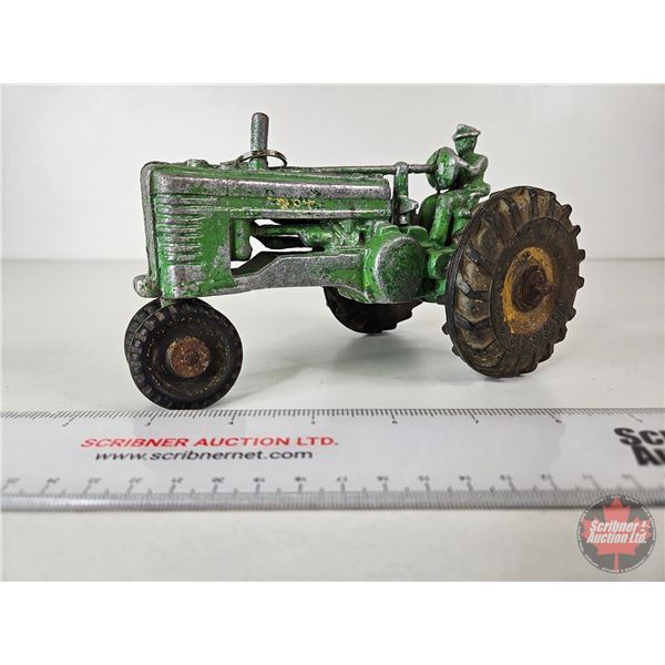 John Deere Model A Tractor w/Driver (Scale 1:16)