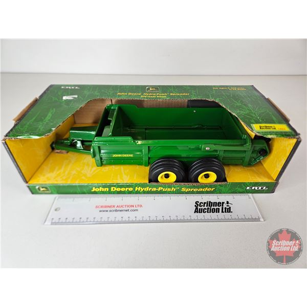 John Deere Hydra-Push Spreader (ERTL) (Scale 1:16) (Box Measures : 4-1/4"H x 15-1/2"W x 7-1/4"D)
